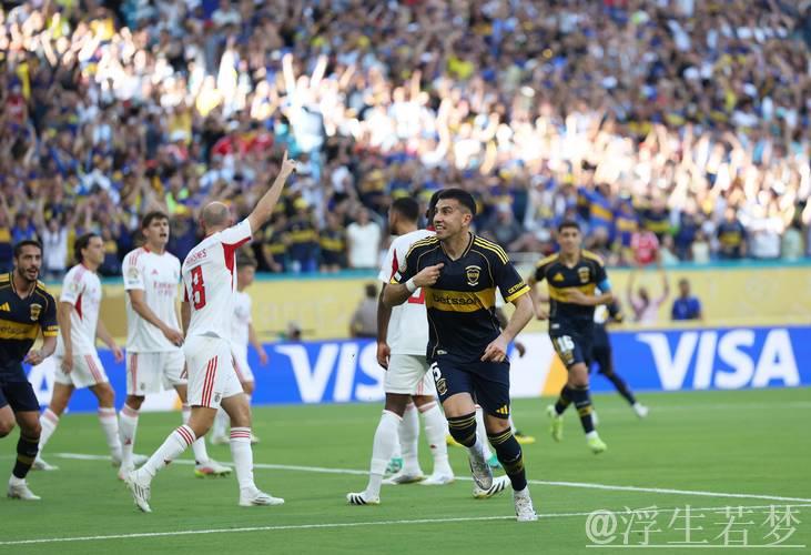 世俱杯激战3红牌！本菲卡战平博卡青年，迪马利亚建功+埃雷拉遭罚